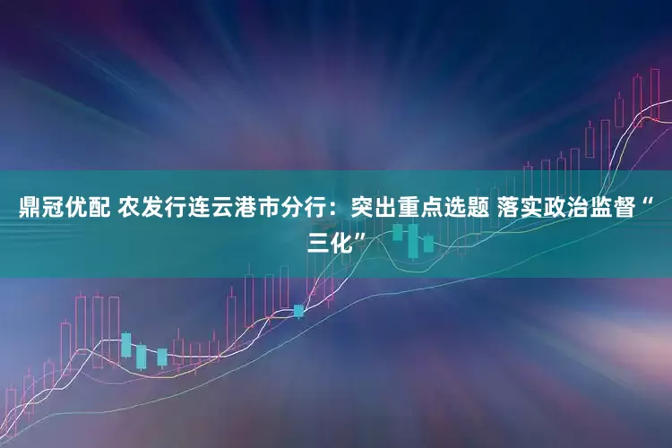 鼎冠优配 农发行连云港市分行：突出重点选题 落实政治监督“三化”
