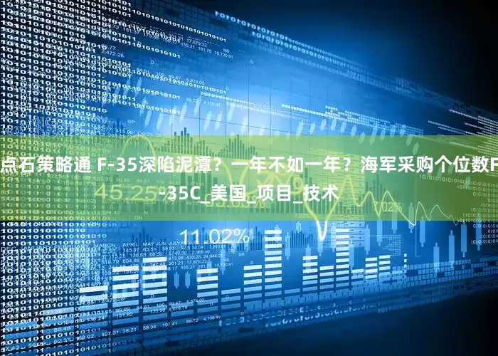 点石策略通 F-35深陷泥潭？一年不如一年？海军采购个位数F-35C_美国_项目_技术